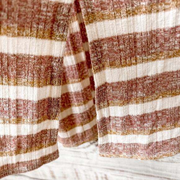 NEW Nine West Women’s Marled Striped Rib Knit Duster Cardigan Sweater Small - Picture 6 of 12